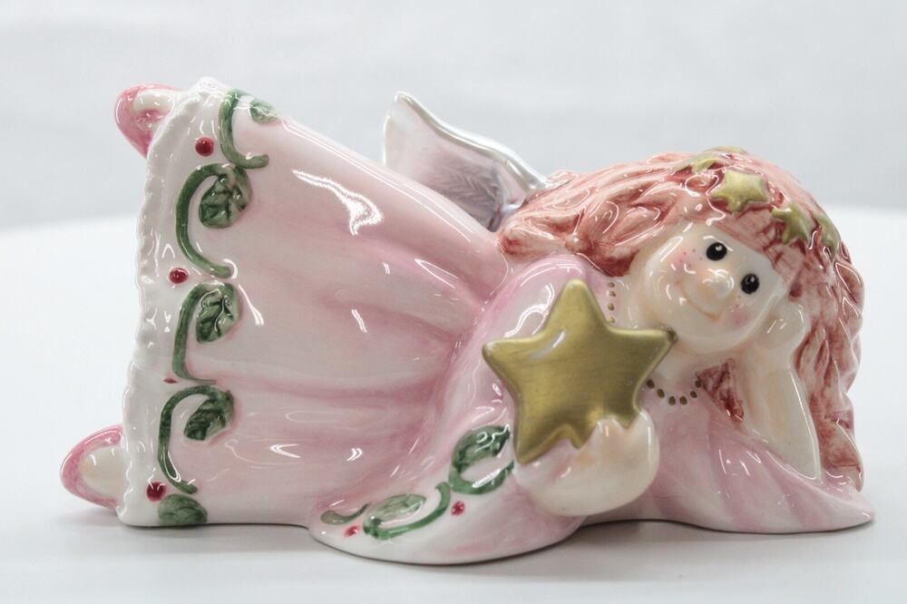 Fits and Floyd Pink Angel Replacement Moonbeams Tumbling Collectable Figurine